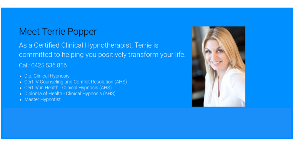 meet Terrie Popper Hypnoquit Hypnosis Melbourne